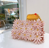 CB218 Daisy Flowers beads Party Bags (Pink/Purple)