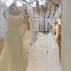 HW53 High quality O-neck cap sleeve  wedding gown