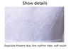 FG204 Lace Flare sleeve Flower Girl Dresses (White/Off-white)