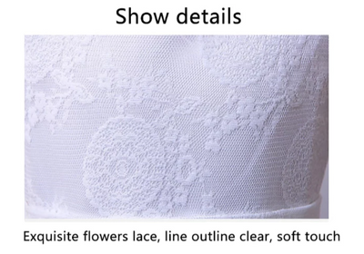 FG204 Lace Flare sleeve Flower Girl Dresses (White/Off-white)