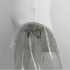MX189 Sexy tassel mini Dresses (Black/White)