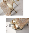 BS120 Mesh Glitter Party Heels ( 3 Colors)