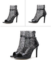 BS120 Mesh Glitter Party Heels ( 3 Colors)