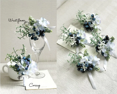 DIY208 : 8 styles Boutonnieres flower for Wedding