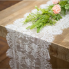 DIY210 White Lace Table Runner for Wedding Decoration