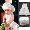 PH21 Infant Chef costume Photography Props(Hat+Apron)