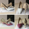 BS35 Gradient color Glitter Bridal Heels (3 Colors)