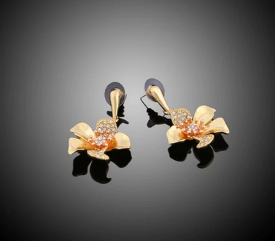 BJ103 Big Flower shape jewelry sets( Necklace,Earring,Ring,Bracelet)