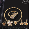 BJ103 Big Flower shape jewelry sets( Necklace,Earring,Ring,Bracelet)