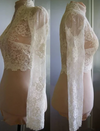 WJ20 Lace long sleeves Bridal Wraps