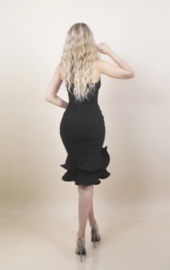 MX260 High Quality ruffle dresses ( 3 Colors )
