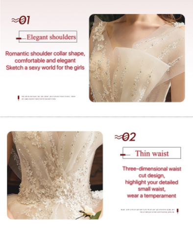 CW408 Shiny Wedding Dresses