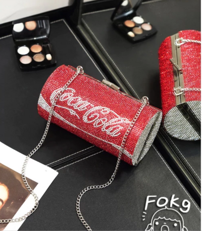 CB125 Chic Diamonds Coca cola Can Shape Evening Clutch Bags(4 Styles)