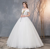 CW252 Cheap Simple Off The Shoulder Wedding Dresses