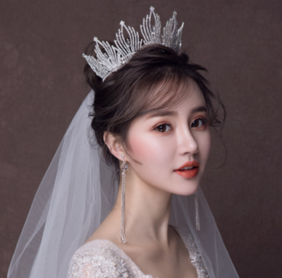 BJ336 : 18 styles Crystal Bridal Crowns