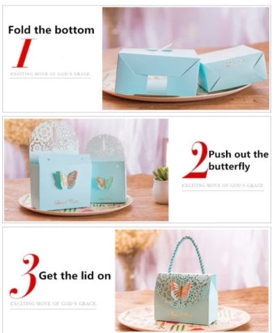 DIY221 : 20pcs Sweet Wedding favor boxes (3 Colors )