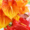 DIY304 : 5pcs & 10 pcs/lot Artificial Anthurium flowers ( 10 Colors )