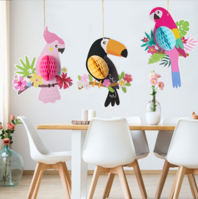 DIY309 : 3pcs/lot : 4 styles of Birds Hanging For Wedding & Party decoration