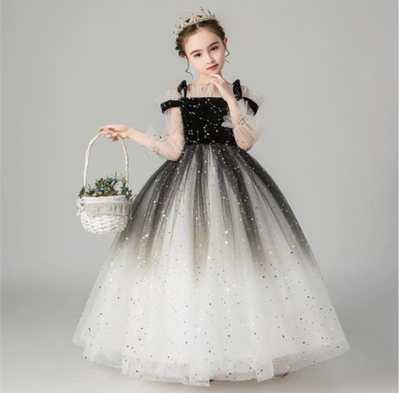 FG354 : 2 styles Luxury Princess Girl Dresses