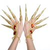 BJ349 Dance accessories Thai Finger link chain Bracelet (Gold/Silver)