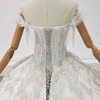HW216 Real Photo Beading Full Of Sequin And Crystals Wedding Gown