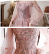 PP348 Plus size Pink Prom Dresses