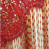 WJ22 Handmade rhingstone beaded Fringe Bridal shawl(4 Colors)