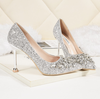 BS136 Elegant Glitter Bridal Heels ( 5 Colors )