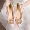 BS137 : 2 Styles Bridal Shoes (White/Pink)