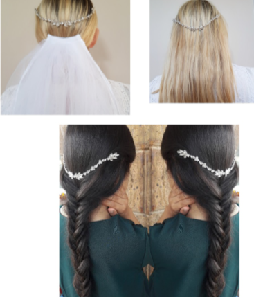 BJ15 Rhinestone Bridal Hair Jewelry (Gold/Silver)