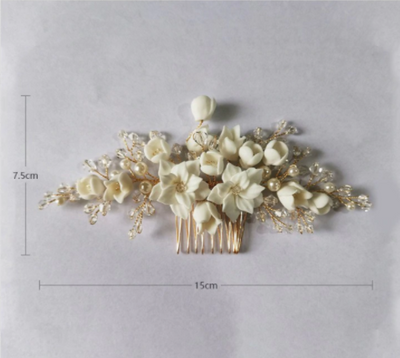 BJ207 Wedding Hair Jewelry pins and comb