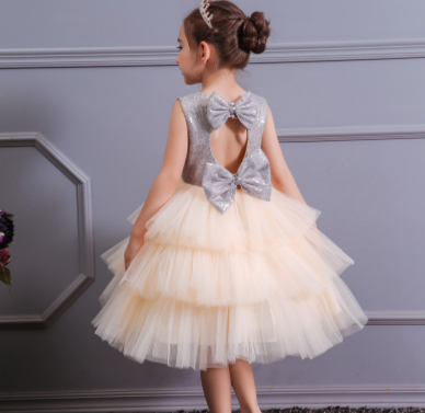 FG374 : 2 Styles Layered Dresses for Girls