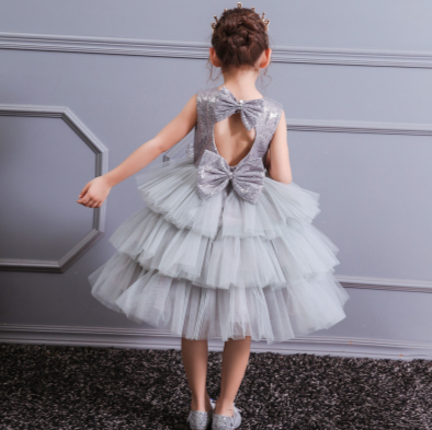 FG374 : 2 Styles Layered Dresses for Girls