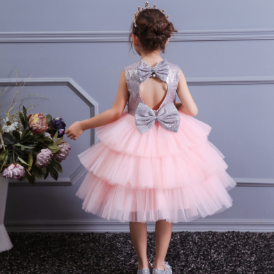 FG374 : 2 Styles Layered Dresses for Girls