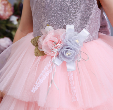 FG374 : 2 Styles Layered Dresses for Girls
