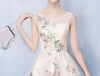 BH262 : 3 Style Flower embroidery Champagne Cocktail dresses