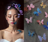 BJ366 : 5-15/pcs Korean Butterfly Hair Wedding Clips