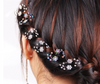 BJ367 : 6PCS/Pack  Bridal Hair Claws ( 4 Colors )
