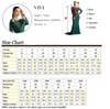 LG211 Luxury Design V-Neck Sequined Evening Dresses(5 Colors)