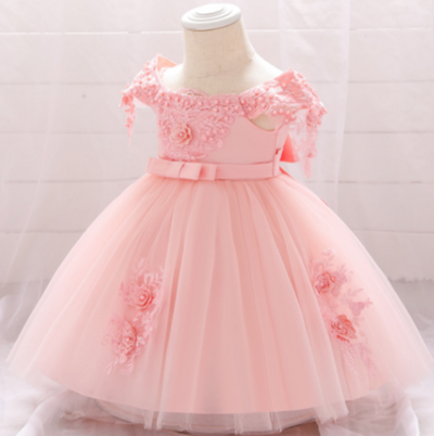 FG411 Princess girl dresses ( 4 Colors )