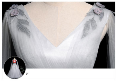 CG213 Gray Quinceanera Dresses