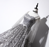 CG214 Gray Prom Ball Gown
