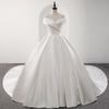 CW549 Real pictures off the shoulder satin Bridal dress