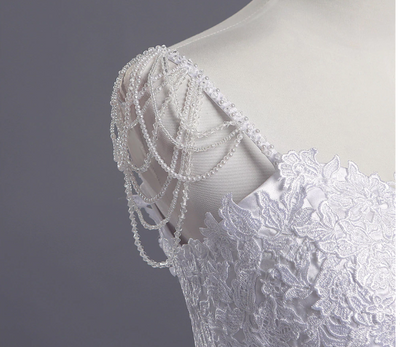 CW162 Real Photo Spaghetti Straps Wedding Dresses