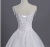 CW162 Real Photo Spaghetti Straps Wedding Dresses
