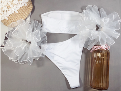 SW05 Bubble Sleeve Bikini sets ( 3 Colors )