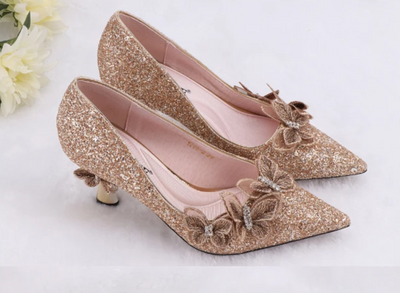 BS57 Glitter Bridal Shoes ( 6 colors )
