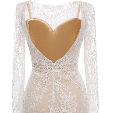 CW555 Vintage lace wedding dress