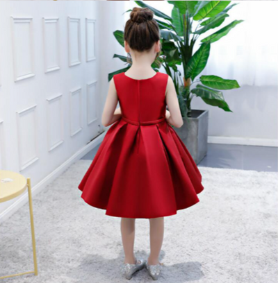 FG424 Satin First communion Gowns ( 4 Colors )