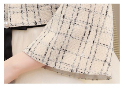 FG425 Elegant Kid outfit sets (dress+Jacket)